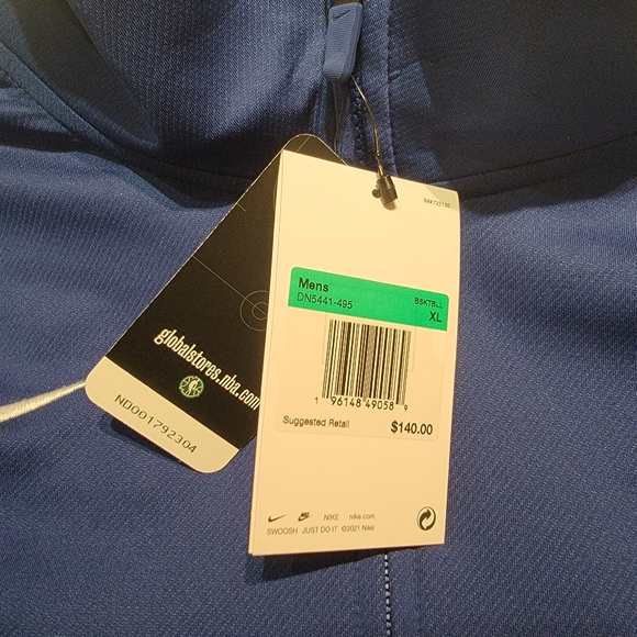 Golden State Warriors Showtime Men's Nike Dri-FIT NBA Full-Zip Hoodie XL - Picture 6 of 6